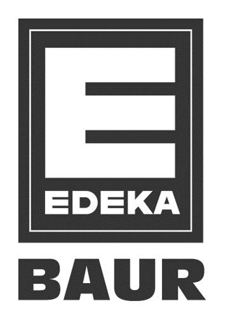 Edeka einfarbig schwarz wei klein